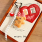 Keypus - Plush Bear Heart Bag Pendant Keychain