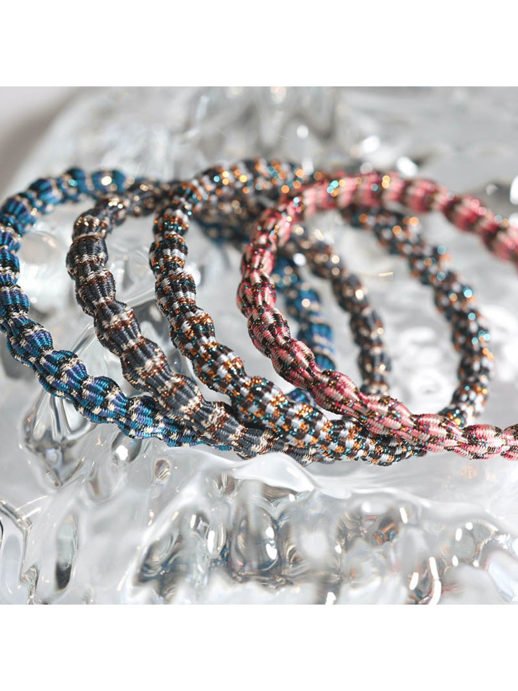 Gifty - Chic Color Block Wave Hair Tie