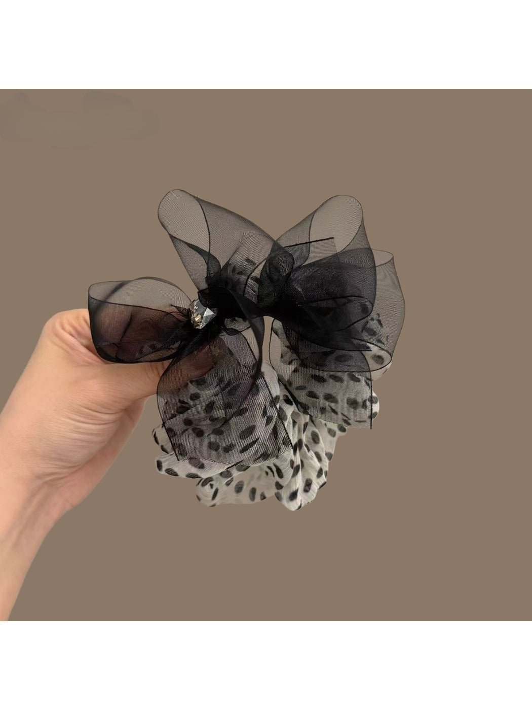 Gifty - Elegant Style Polka Dot Bow Scrunchie