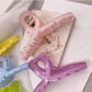 Beau - Essential Solid Color Crisscross Design Claw Clip