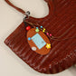 Keypus - PU Card Holder Style Bag Pendant Keychain