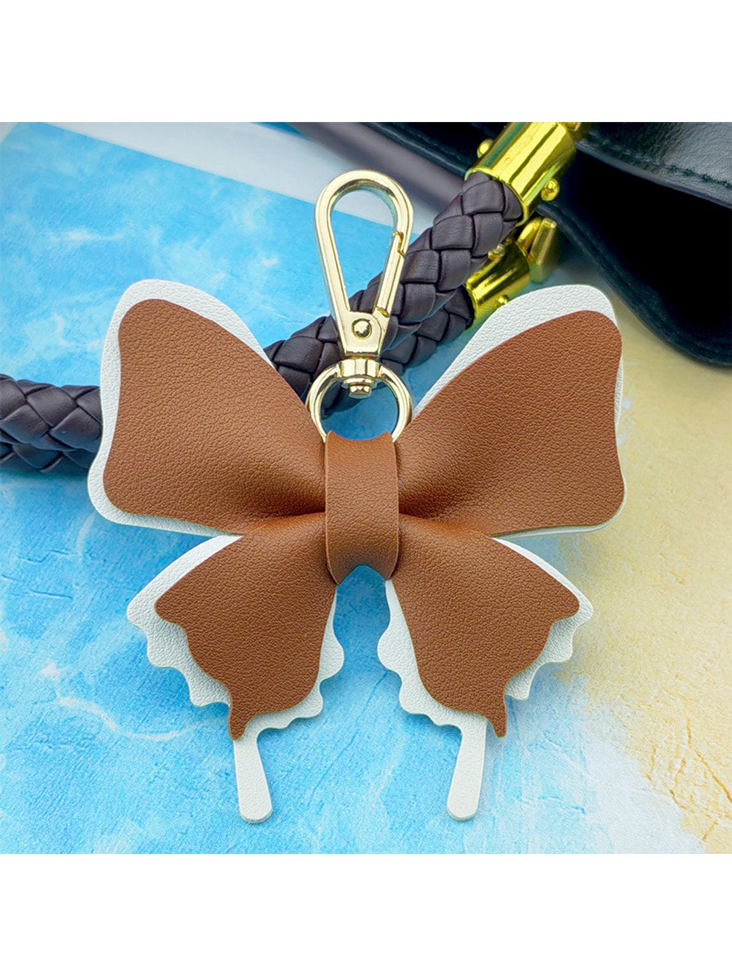 Keypus - Cartoon Butterfly Bag Charm Alloy Keychain