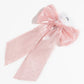 Beau - Pink Ribbon Polka Dot Hair Clip