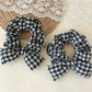 Gifty - Plaid Bow Hair Tie