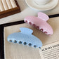 Beau - Geometric Striped Curved Hair Styling Claw Clip