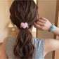 Gifty - Shimmer Heart Detail Elastic Hair Tie