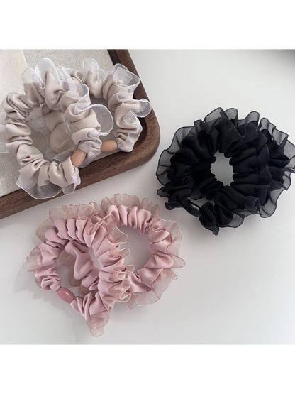 Gifty - Tulle Edged Hair Scrunchie