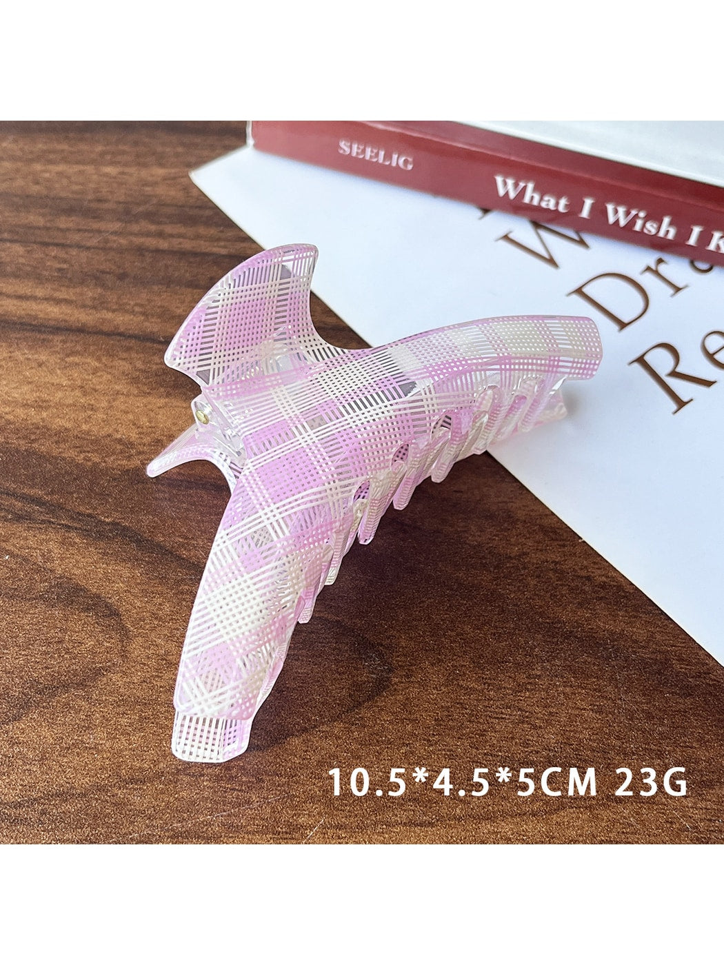 Beau - Geometric Acetate Fiber Alloy Claw Hair Clip