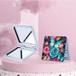 Mirroray - Floral Print Foldable Portable Compact Mirror