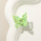 Beau - Openwork Butterfly Alloy Accent Claw Hair Clip