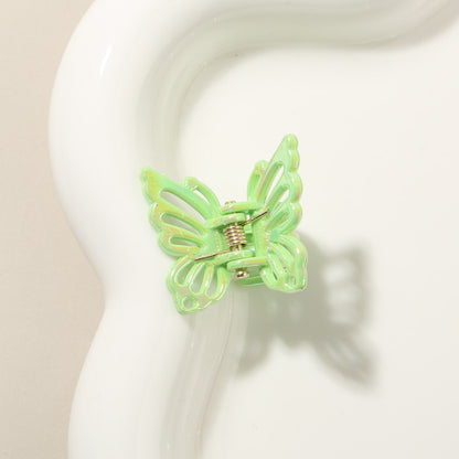 Beau - Openwork Butterfly Alloy Accent Claw Hair Clip