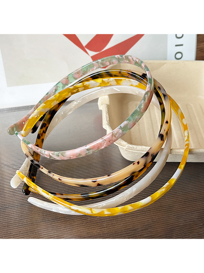 Gifty - Fashion Acetate Geometric Ring Accent Headband