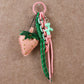 Keypus - Strawberry Chain Cord Keychain Bag Charm