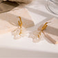 Earedge - Elegant Floral Drop Earrings