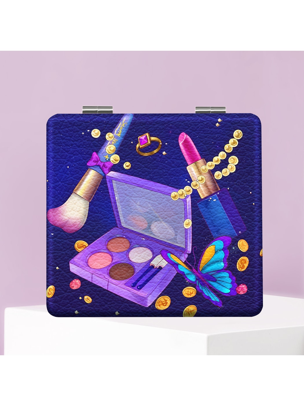 Mirroray - Portable Illustrated Folding Pocket Mirror