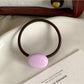 Gifty - Solid Color Oval Hair Tie