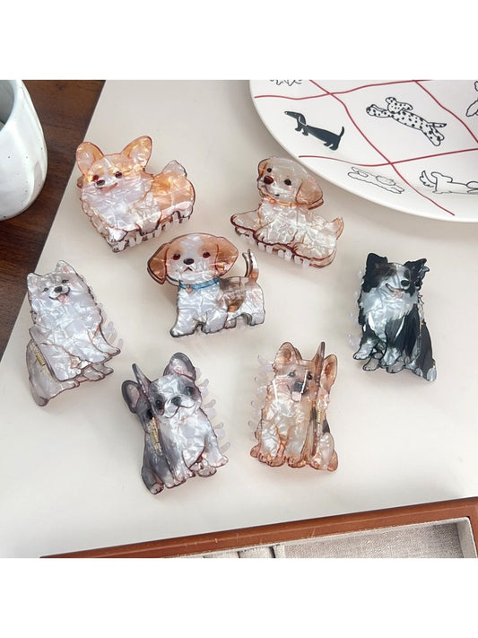 Beau - Cute Puppy Hair Clips