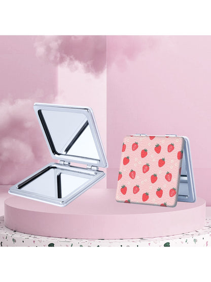Mirroray - Printed PU Folding Makeup Mirror
