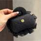Papo - Handbag Shaped Black Bath Pouf