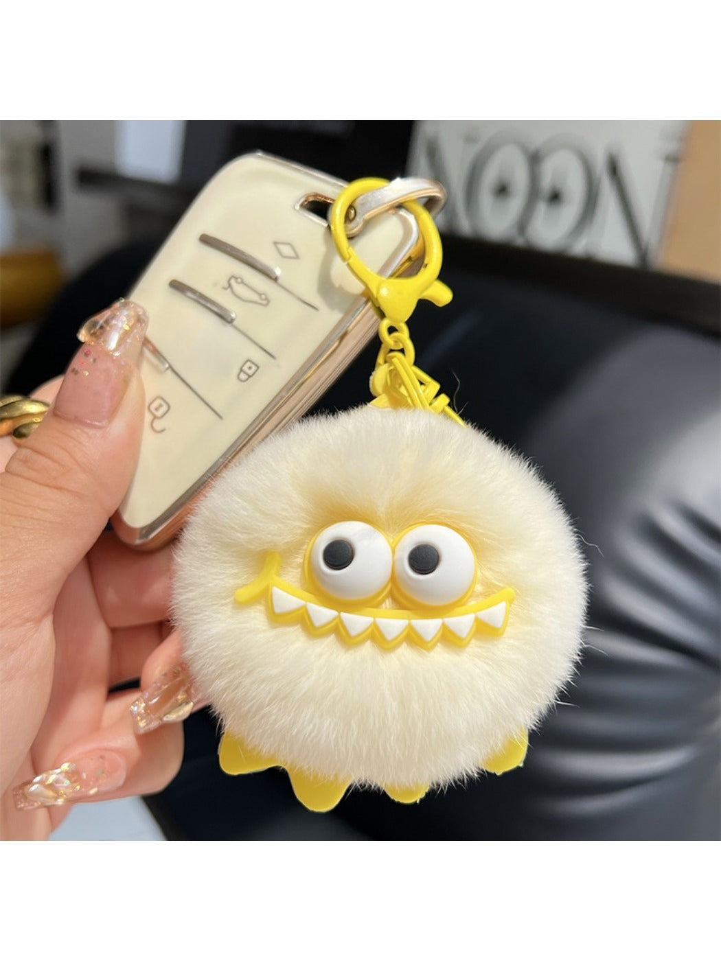 Keypus - Small Coal Ball Doll Keychain