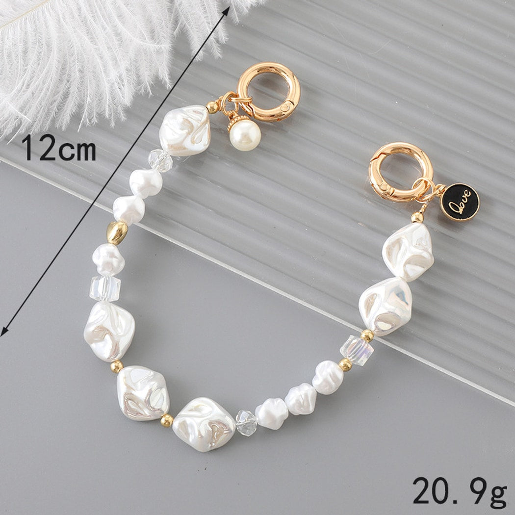 Keypus - Elegant Beaded Chain Bag Charm
