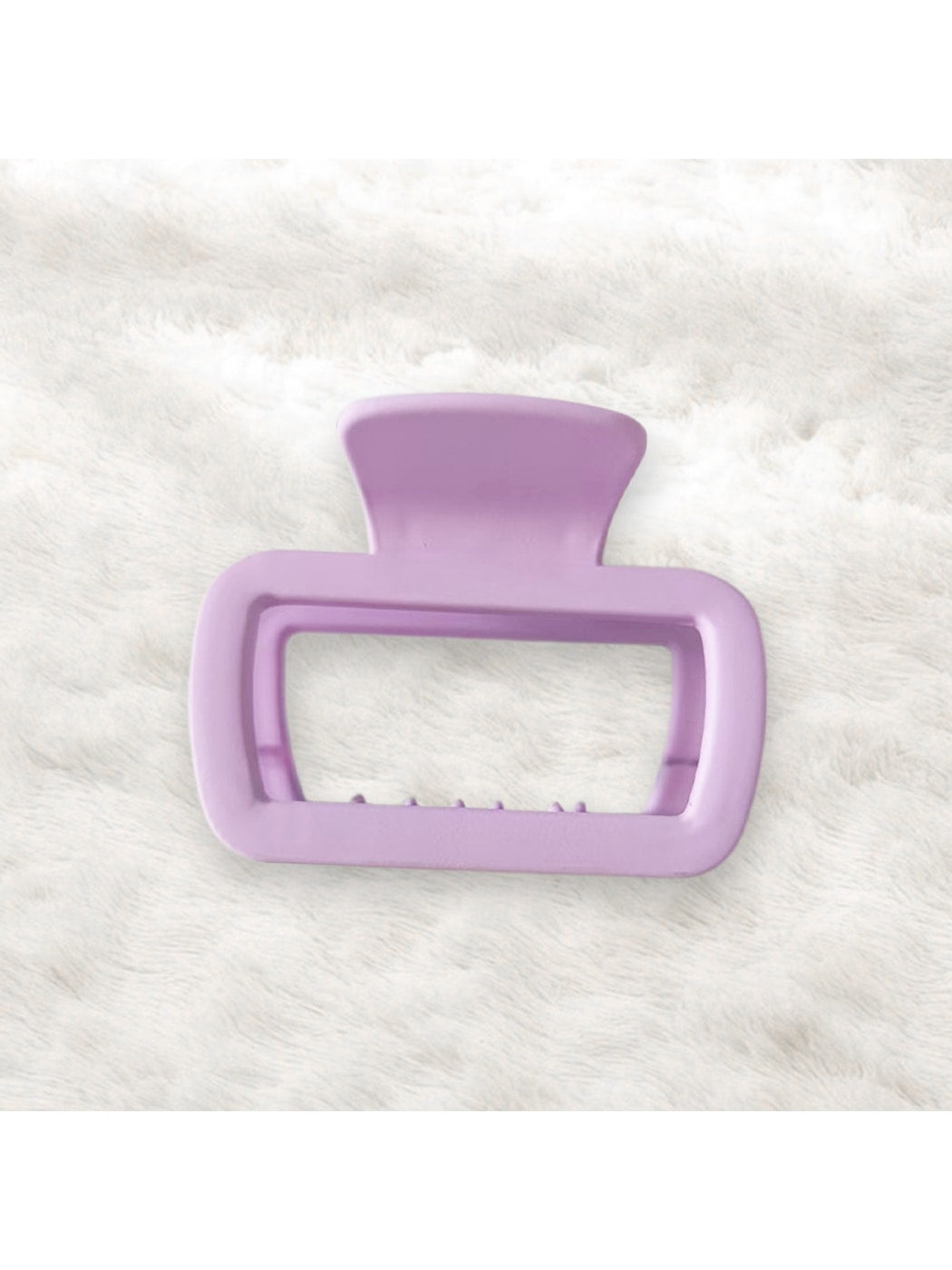 Beau - Modern Hollow Square Plastic Hair Claw Clip