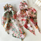 Gifty - Satin Printed Triangle Scrunchie