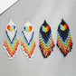 Earedge - Heart Drop Tassel Earrings