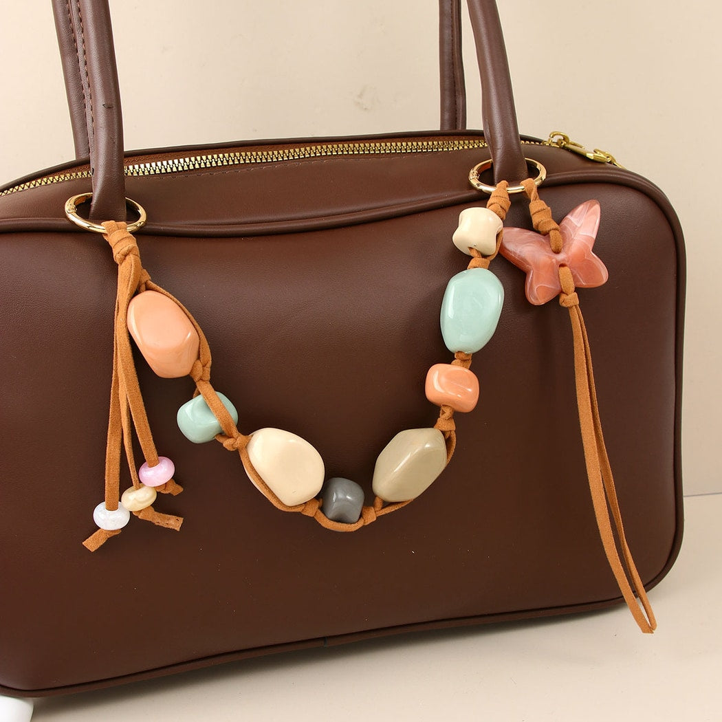 Keypus - Decorative Butterfly Tassel Keychain Bag Charm