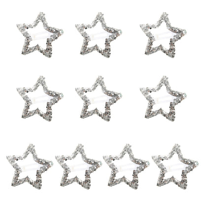 Beau - Sparkly Star Shape Alloy Hair Clip Set