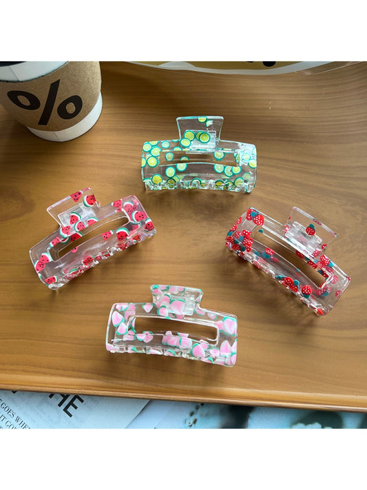 Beau - Fruit Acrylic Hair Clips