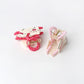 Beau - Polka Dot Wrapped Dog Motif Acrylic Claw Clip