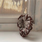 Gifty - Brown Striped Hair Scrunchie