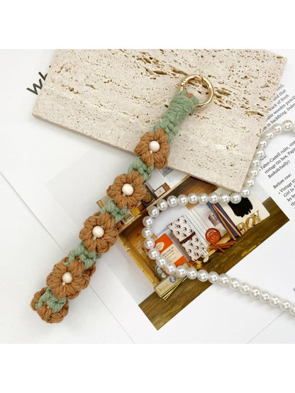 Keypus - Crochet Daisy Flower Keychain