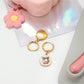 Earedge - Drop Earrings with Cherry Bow Motif