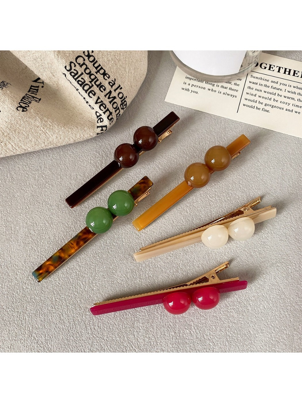 Beau - Sleek Round Hair Clip