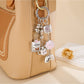 Keypus - Acrylic Alloy Bag and Bow Pendant Keychain