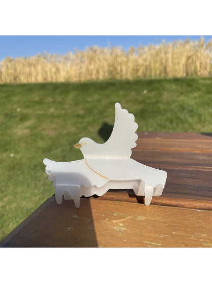 Beau - Bird Acetate Claw Clip