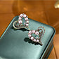 Earedge - Vintage Luxe Heart Stud Earrings