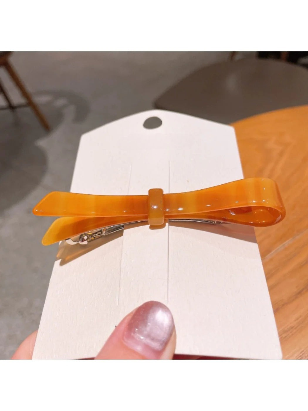 Beau - Exquisite Bow Acetate Hair Clip