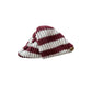 Beau - Striped Triangle Shell Shape Hair Clip