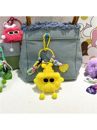 Keypus - Plush Pompom Bag Charm