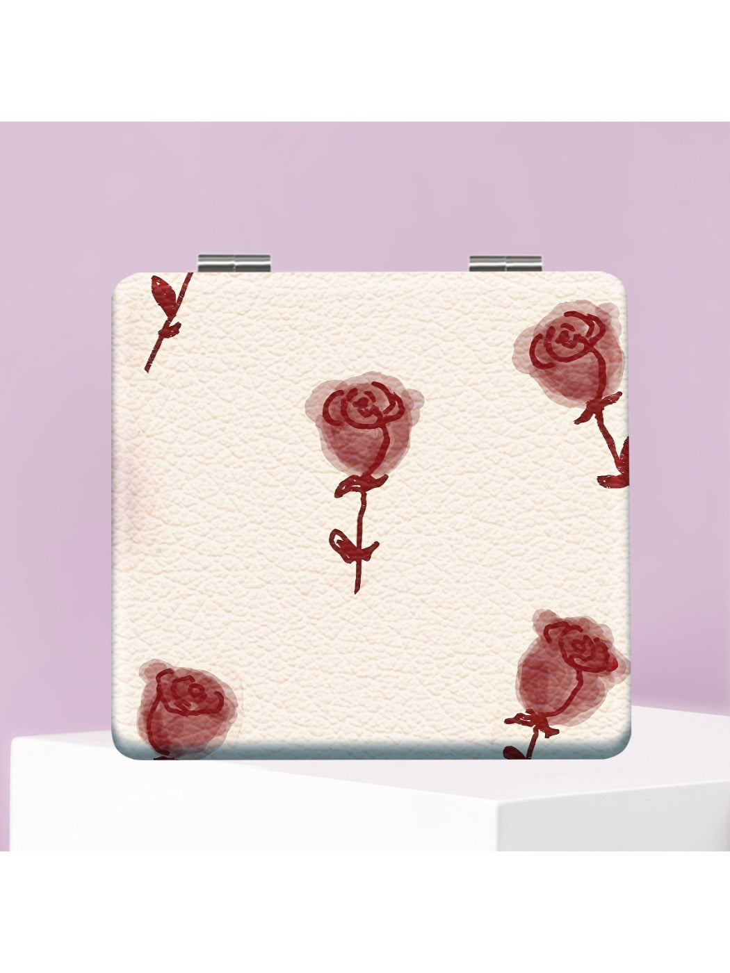 Mirroray - Whimsical Illustrated Square Compact Mirror