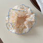 Gifty - Floral Double Layer Ruffle Scrunchie