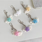 Keypus - Flocked Angel Wing Five-Point Star Keychain