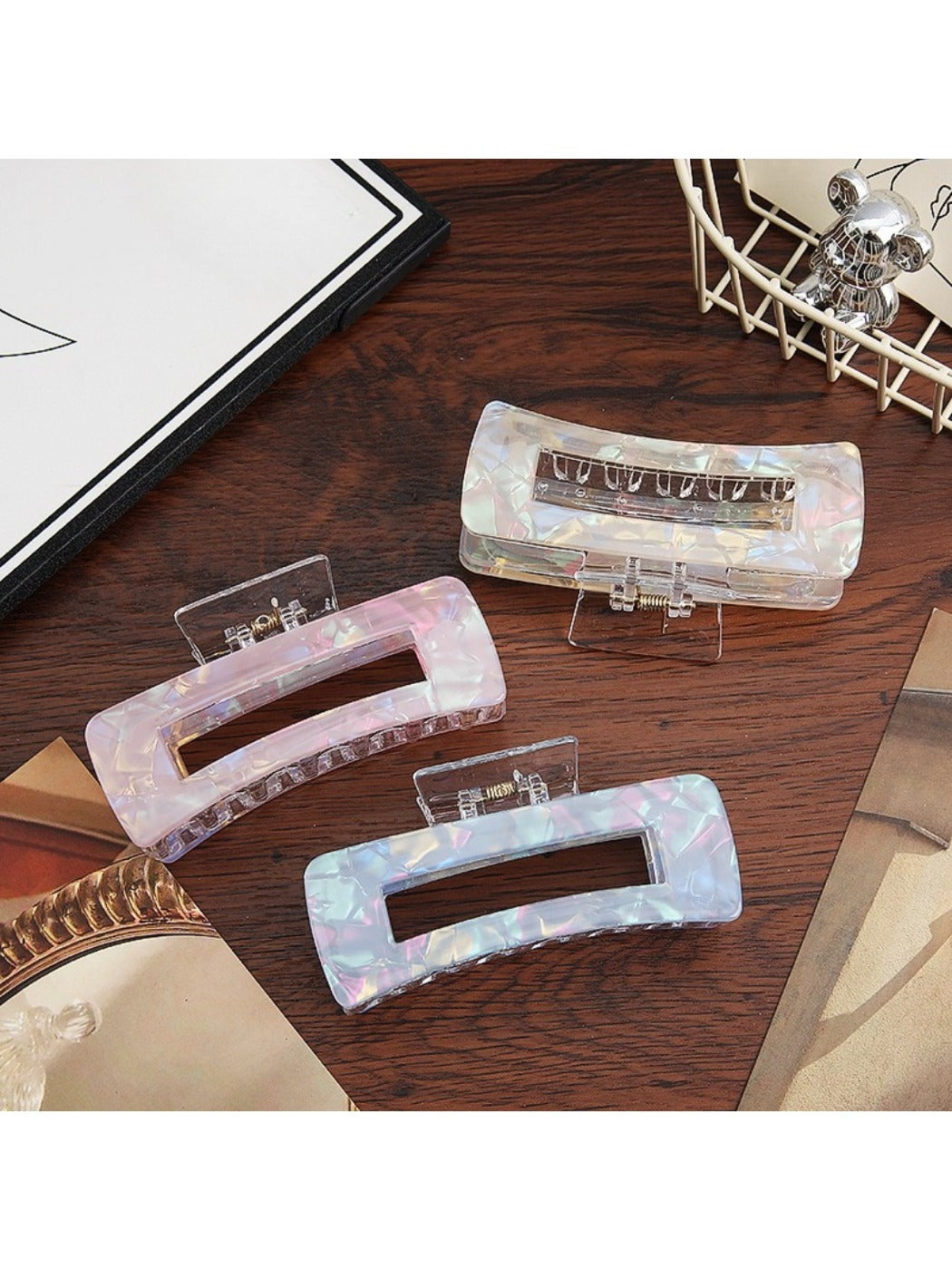 Beau - Pastel Square Claw Clip