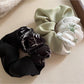 Gifty - Bamboo Print Satin Scrunchie