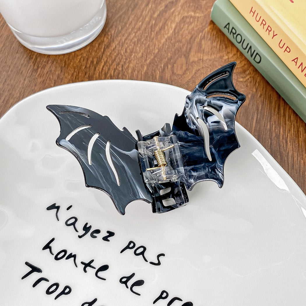 Beau - Halloween Bright Bat Wing Design Claw Clip