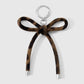Keypus - Vintage Leopard Print Bow Keychain
