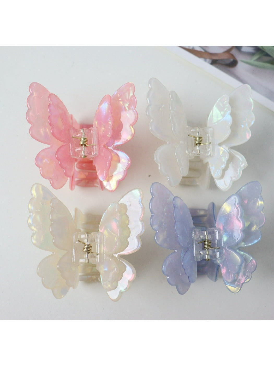Beau - Double Layer Sweet Butterfly Clip